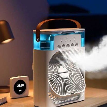 Portable 3-in-1 Air Cooler Fan + Free Ice Cube Maker