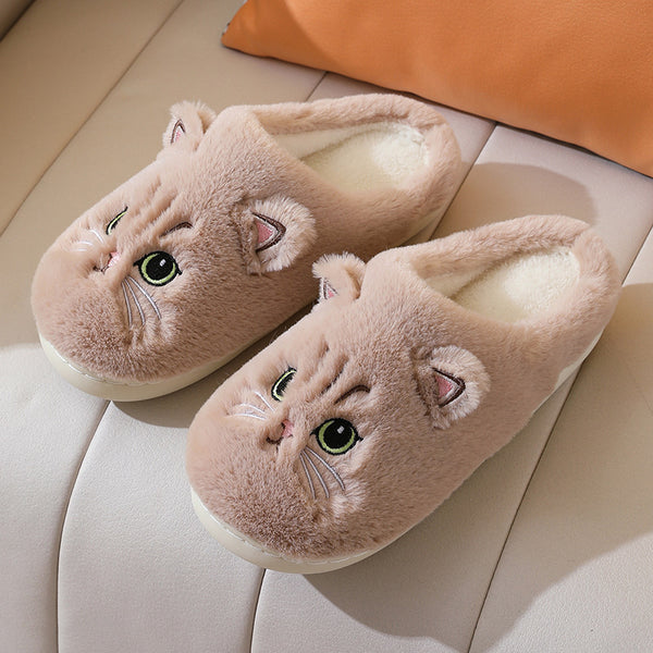 Cat Fuzzy Cloud Slippers