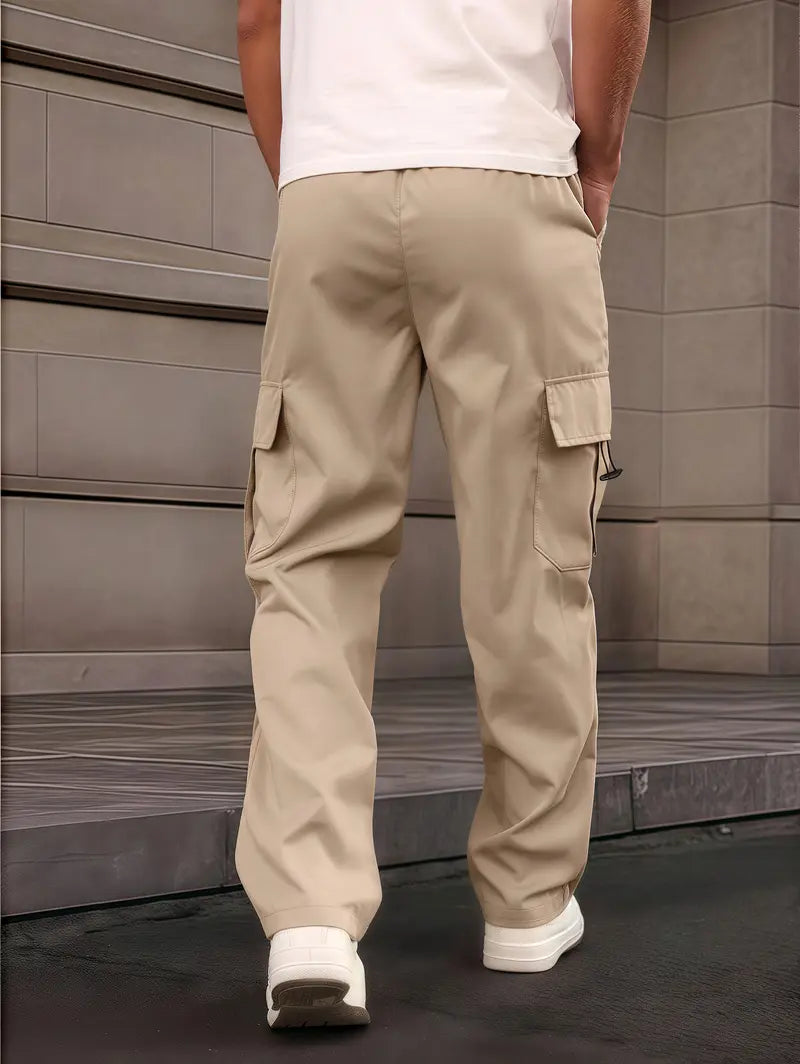 Men’s Cargo Pants For All-Season Daily Wear | Straight-Leg | Slim Fit | Multicolor Pocket
