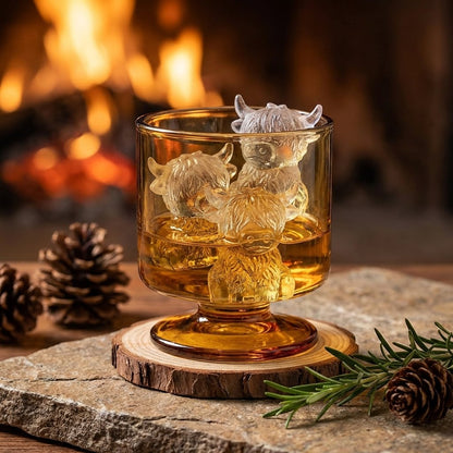 Mini Highland Cow Ice Cube & Dessert Mold