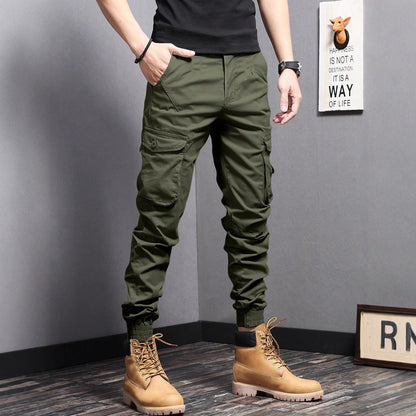 Men's Cotton Cargo Pants — Breathable Multi-Pocket | Summer Hiking