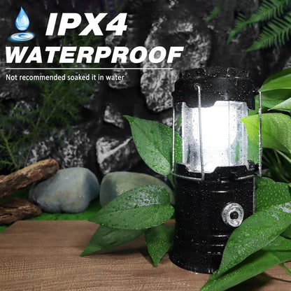 Solar + USB Camping Lantern Flashlight