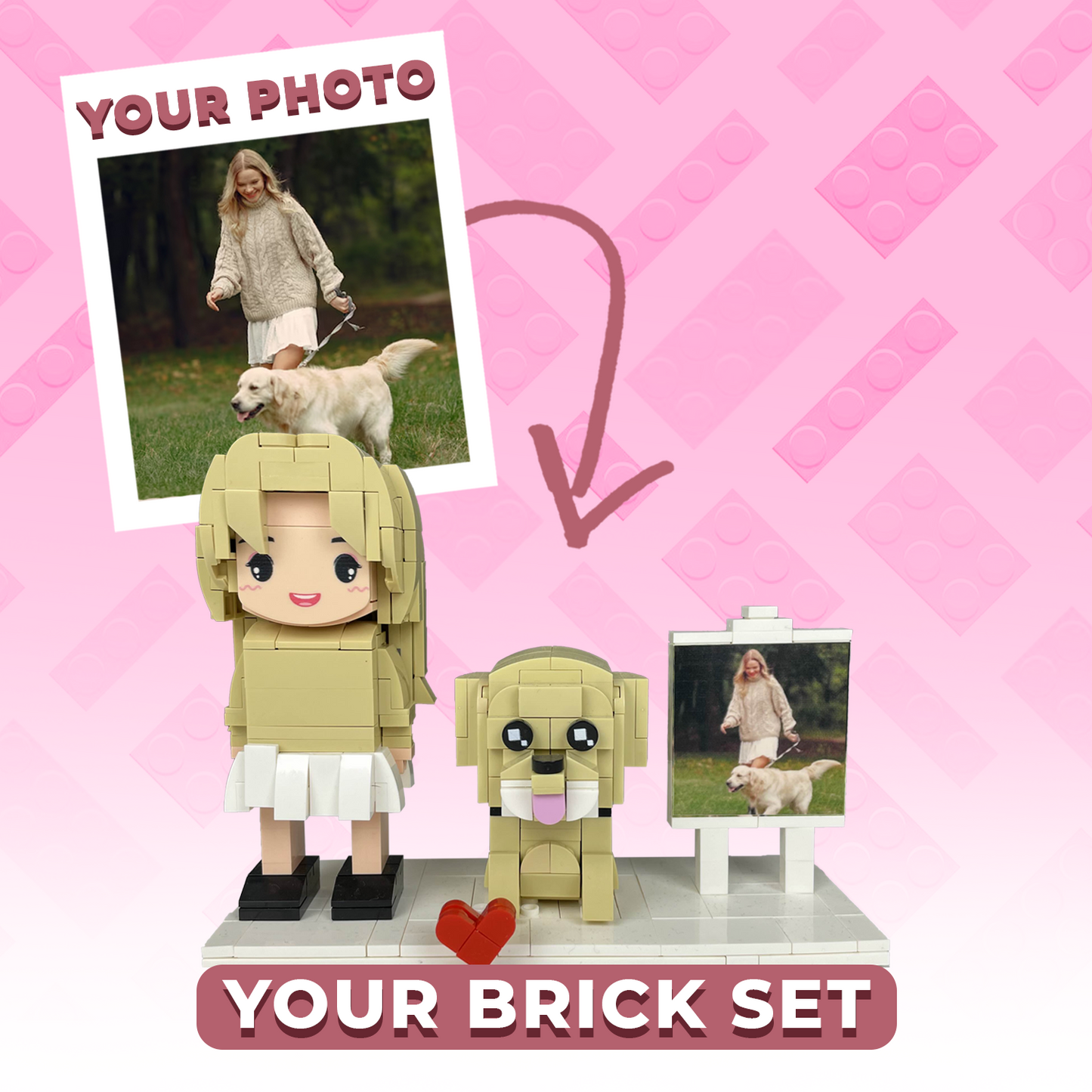 Custom Pet Brick Set – Novarillo Personalized Building Kit