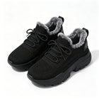 Women’s Fleece-Lined Knit Sneakers