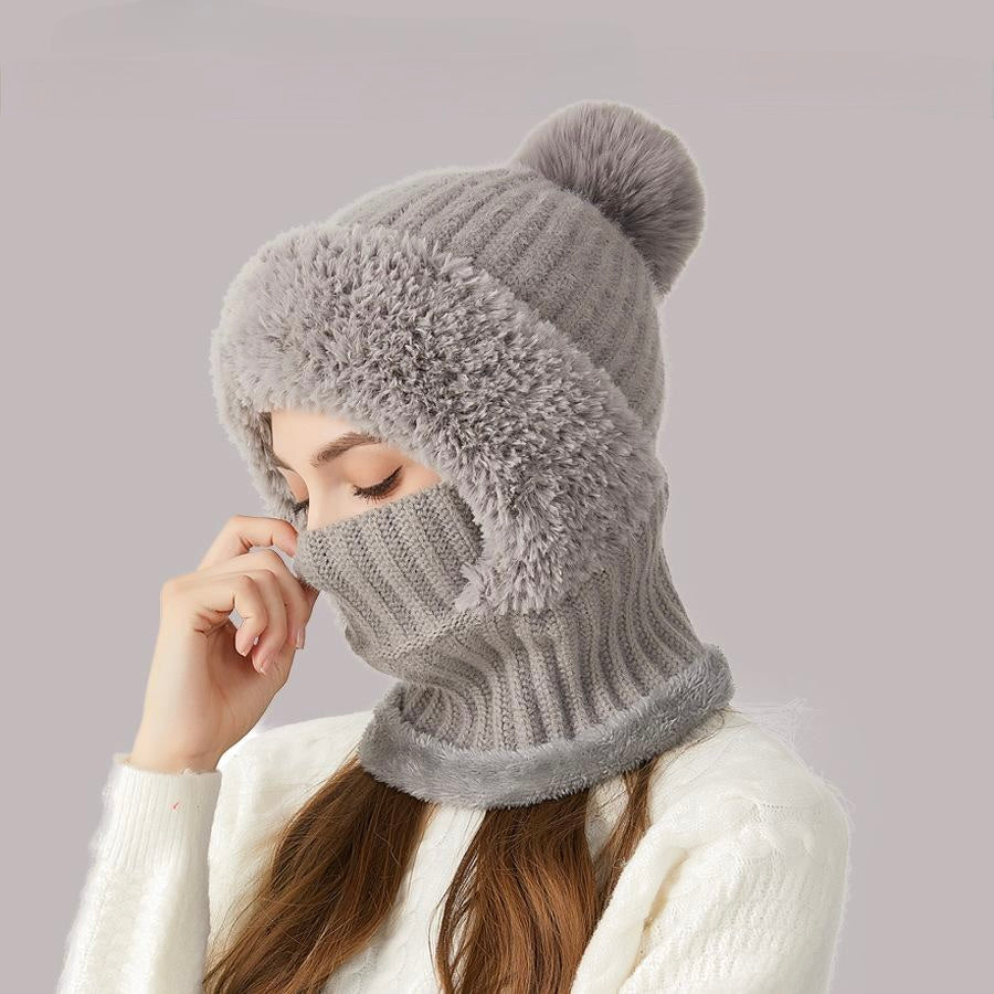 CozyFur Pom Beanie Hood (LIMITED EDITION)