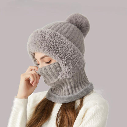CozyFur Pom Beanie Hood (LIMITED EDITION)