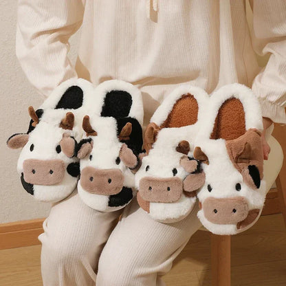 Cloudy Cow Slippers