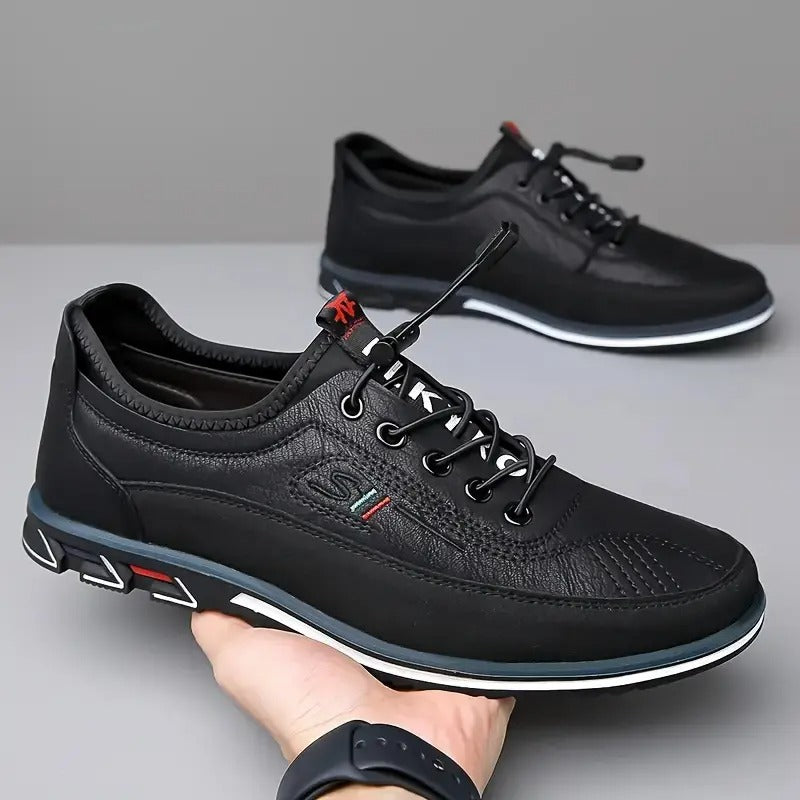 Men's Versatile Soft-soled Casual Leather Shoes