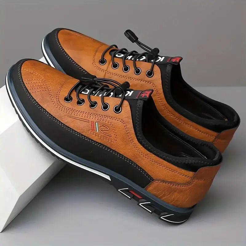 Men's Versatile Soft-soled Casual Leather Shoes