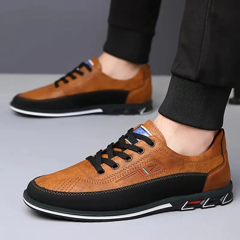 Men's Versatile Soft-soled Casual Leather Shoes