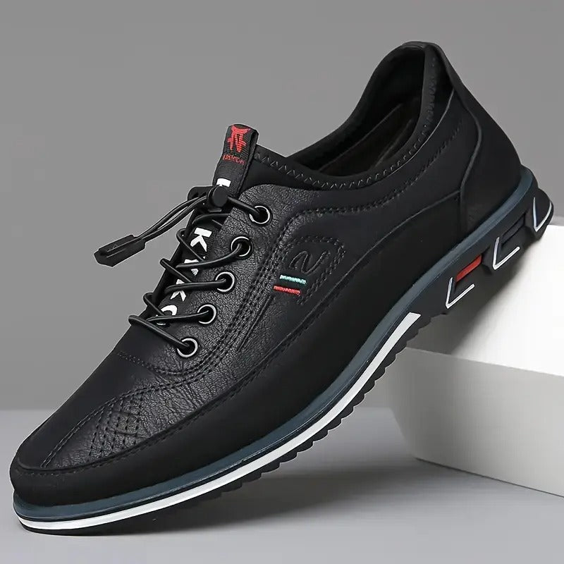 Men's Versatile Soft-soled Casual Leather Shoes