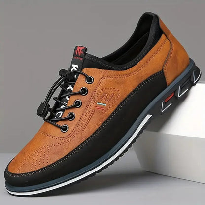Men's Versatile Soft-soled Casual Leather Shoes