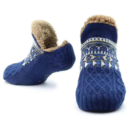 Unisex Cozy Fleece Lined Home Socks