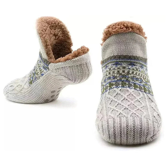 Unisex Cozy Fleece Lined Home Socks