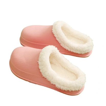 Cotton Fur Clogs