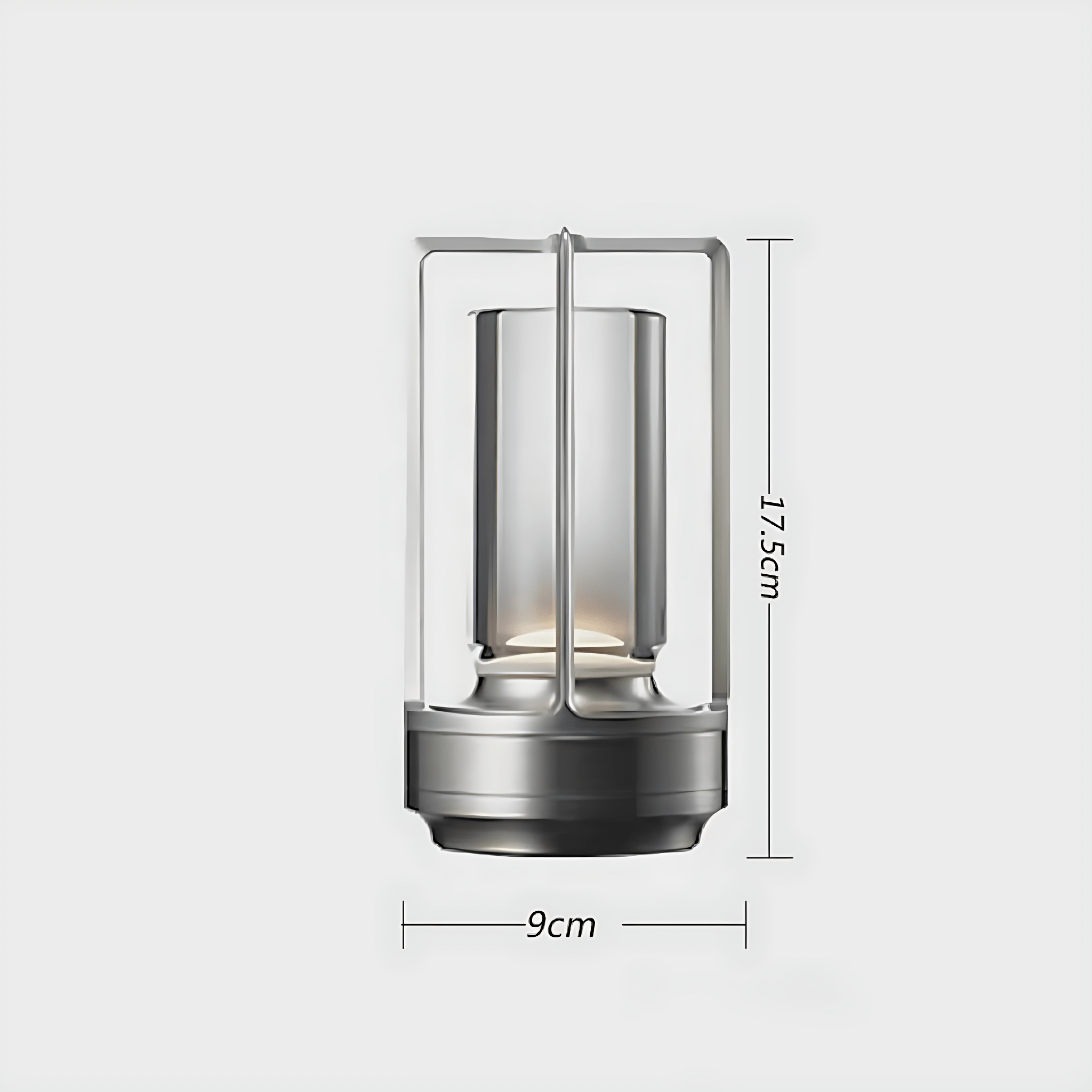 Dimmable Crystal Glass Touch Table Lamp