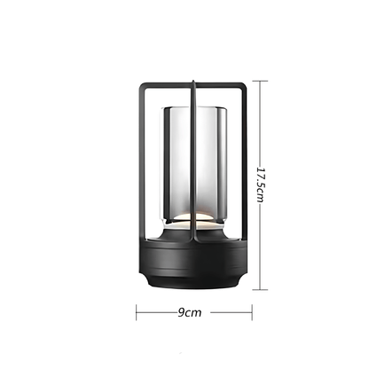 Dimmable Crystal Glass Touch Table Lamp