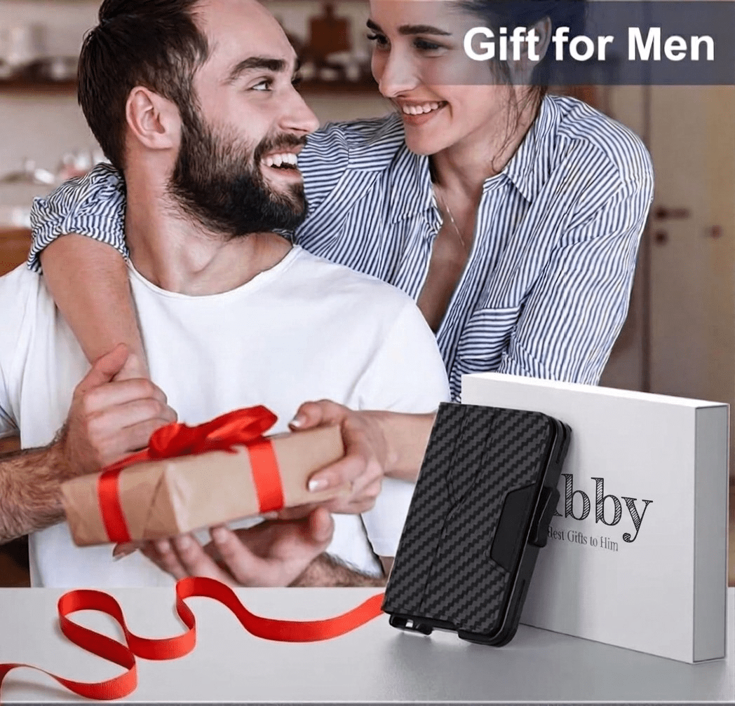 Slim RFID Wallet for Men | Minimalist Pop-Up Card Holder with Cash Slot