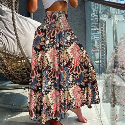 👗 LIMITED TIME 50% OFF! ✨ Women's High-Waisted Floral Skirt – Lightweight, Elegant & Versatile 💐
