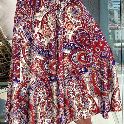 👗 LIMITED TIME 50% OFF! ✨ Women's High-Waisted Floral Skirt – Lightweight, Elegant & Versatile 💐