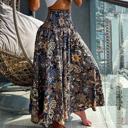 👗 LIMITED TIME 50% OFF! ✨ Women's High-Waisted Floral Skirt – Lightweight, Elegant & Versatile 💐