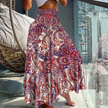 👗 LIMITED TIME 50% OFF! ✨ Women's High-Waisted Floral Skirt – Lightweight, Elegant & Versatile 💐