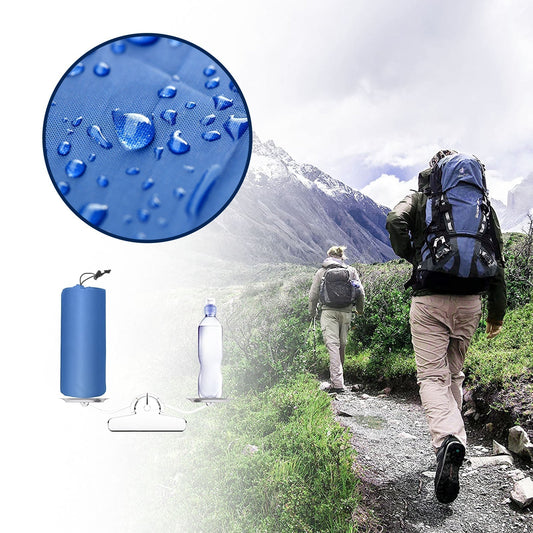 Thick Inflatable Camping Sleeping Pad with Built-In Foot Pump