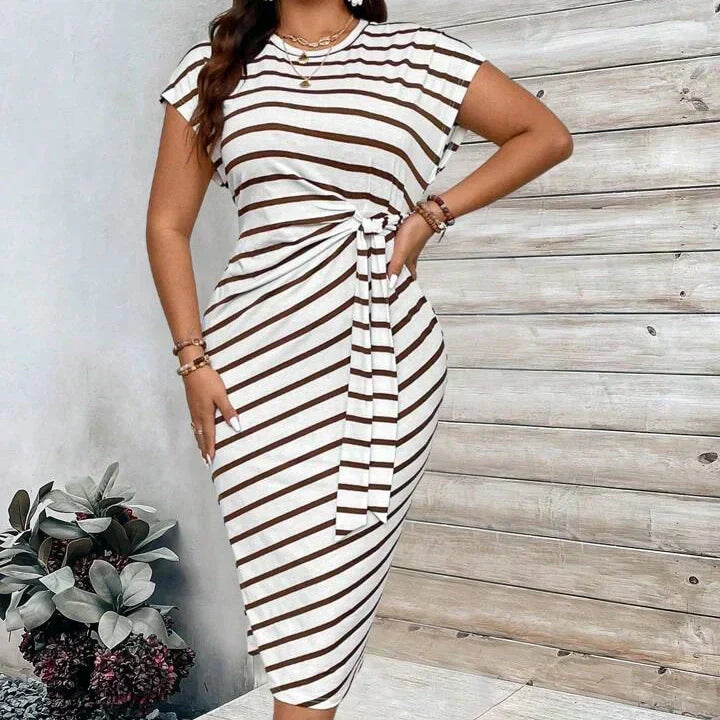 🔥2026 New Arrivals: 50% Off for a Limited Time!🔥🥰Women's Elegant Tie Waist Dress