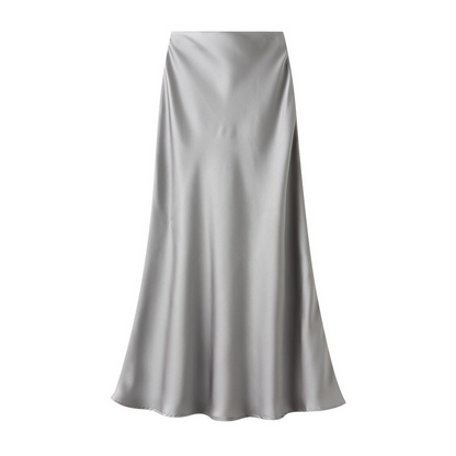 🔥Hot Sale🔥Women's Lustrous High-Waist Satin Skirt