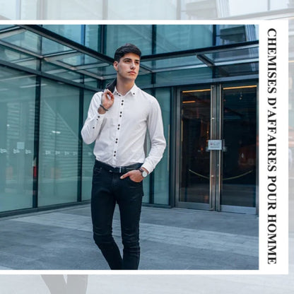 Men's Wrinkle-Free Stretch Dress Shirt