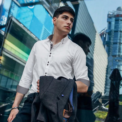 Men's Wrinkle-Free Stretch Dress Shirt