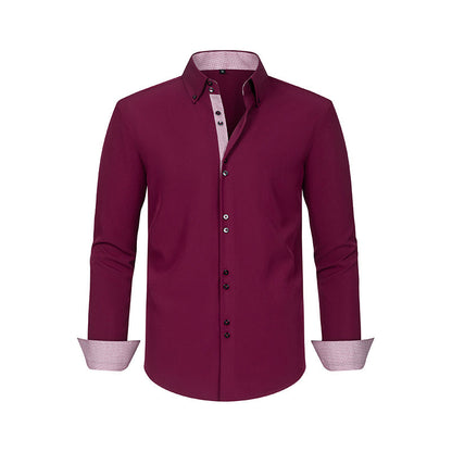 Men's Wrinkle-Free Stretch Dress Shirt