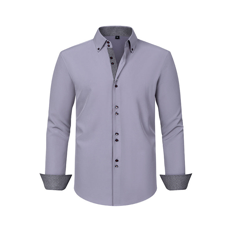 Men's Wrinkle-Free Stretch Dress Shirt