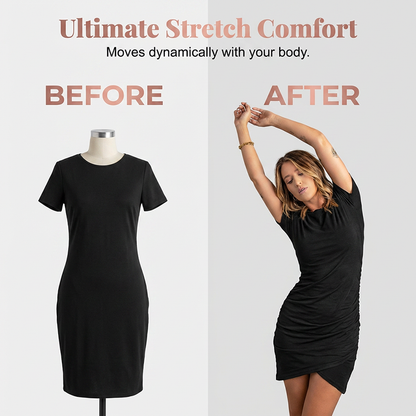 Women's Short Sleeve Ruched Bodycon T-Shirt Dress