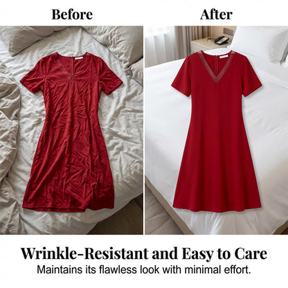 ❤️Women's Elegant V-Neck Mesh Dress
