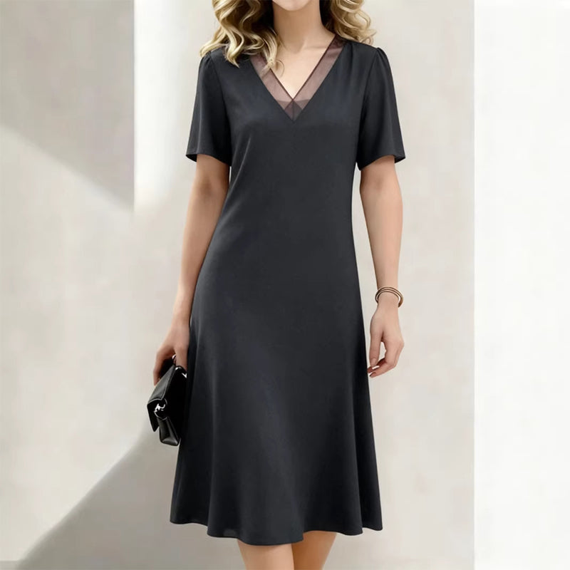 ❤️Women's Elegant V-Neck Mesh Dress
