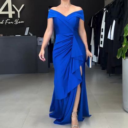 🔥Women’s Elegant V Neck Backless Split Long Dress