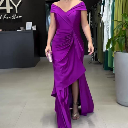 🔥Women’s Elegant V Neck Backless Split Long Dress
