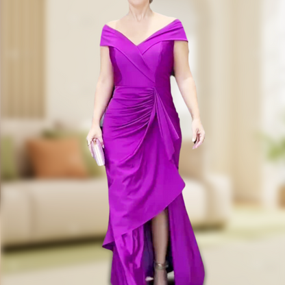 🔥Women’s Elegant V Neck Backless Split Long Dress