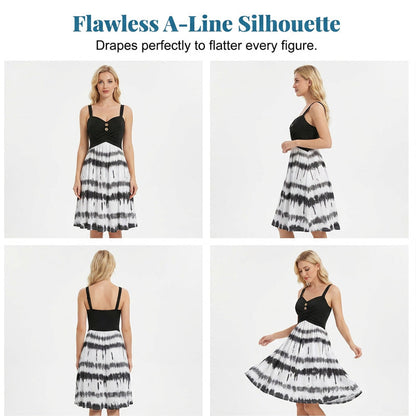 Women's Tie-Dye A-Line Cami Dress