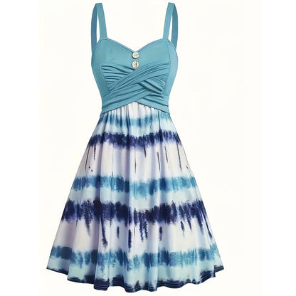 Women's Tie-Dye A-Line Cami Dress