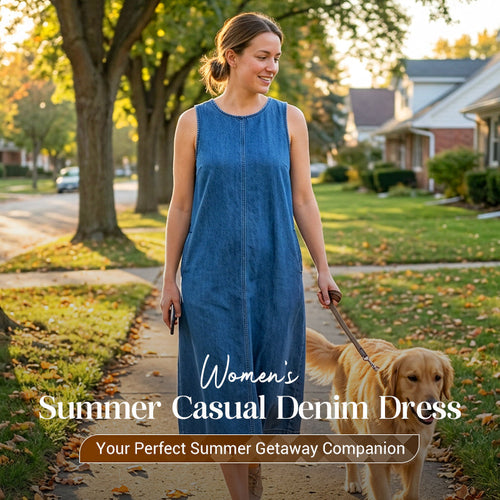 Women's Summer Casual Denim Dress