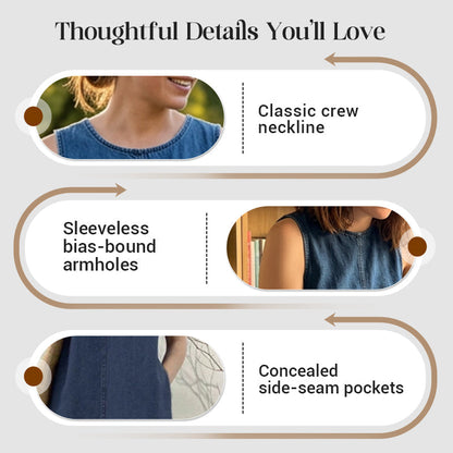 Women's Summer Casual Denim Dress