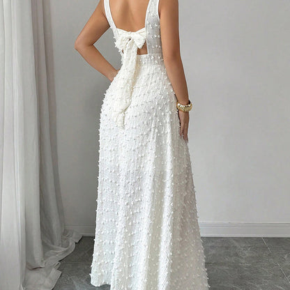 🏆LAST DAY SALE 50% OFF🔥Women's Sleeveless Square Neck Split Maxi Dress