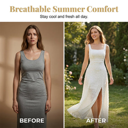 🏆LAST DAY SALE 50% OFF🔥Women's Sleeveless Square Neck Split Maxi Dress
