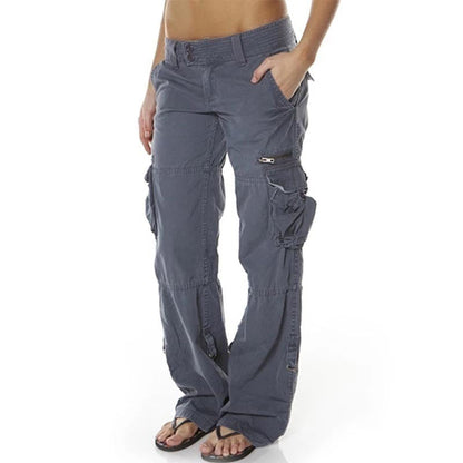 Women's Vintage Wide Leg Cargo Pants