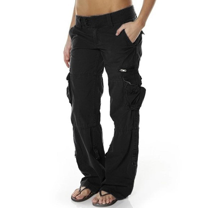 Women's Vintage Wide Leg Cargo Pants