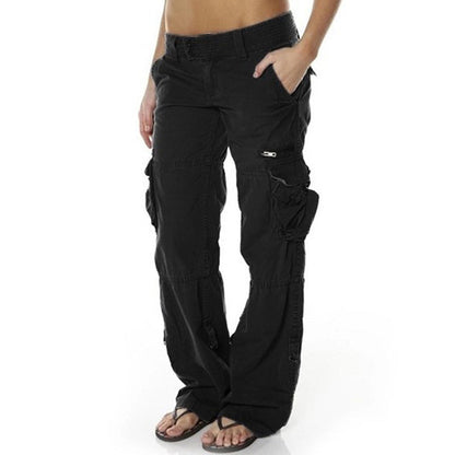 Women's Vintage Wide Leg Cargo Pants