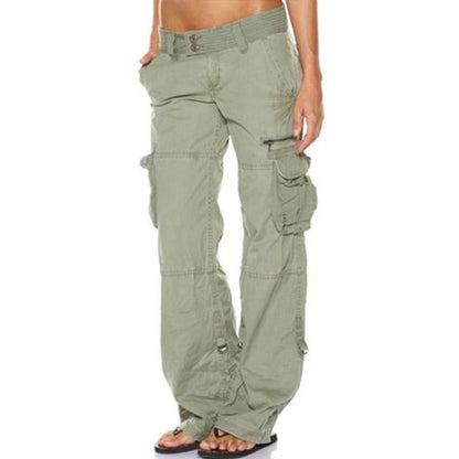 Women's Vintage Wide Leg Cargo Pants