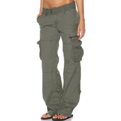 Women's Vintage Wide Leg Cargo Pants